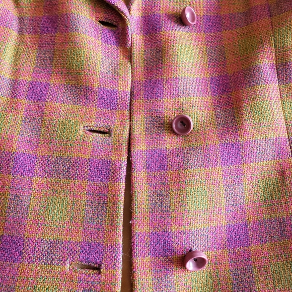Vintage wool coat & vest set - Picture 4 of 9